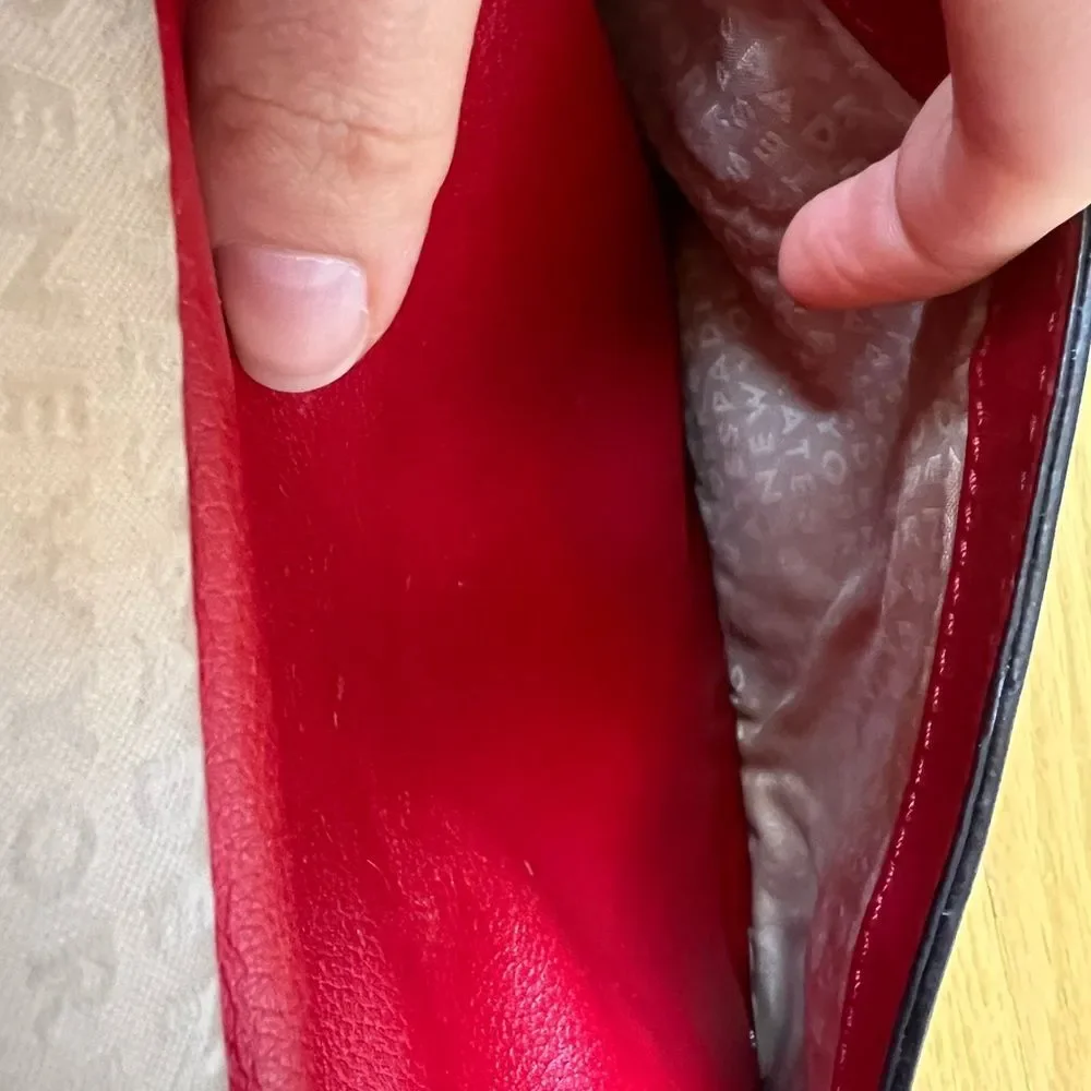 kate spade structured leather